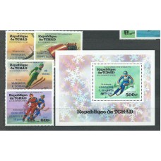 Tchad - Correo Yvert 308/9+A.169/70+H.15 ** Mnh  Olimpiadas de Insbruck