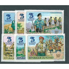 Tchad - Correo Yvert 396/9+A.244/5 ** Mnh  Scoutismo