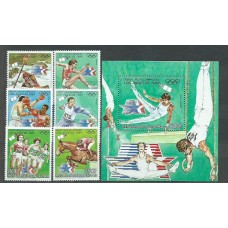 Tchad - Correo Yvert 416/9+A.262/3+H.41 ** Mnh  Olimpiadas de los Angeles