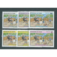 Tchad - Correo Yvert 536/41 ** Mnh