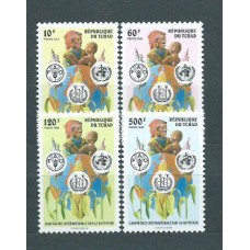 Tchad - Correo Yvert 542/5 ** Mnh