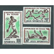 Tchad - Correo Yvert 80/1+A.8 ** Mnh  Deportes