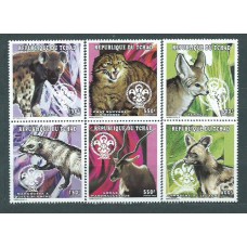 Tchad - Correo Yvert 874/9 ** Mnh  Fauna