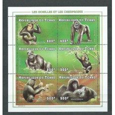 Tchad - Correo Yvert 937/42 ** Mnh  Fauna