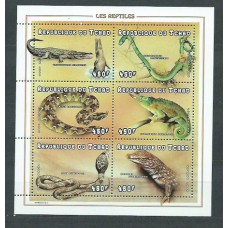 Tchad - Correo Yvert 955/60 ** Mnh  Fauna