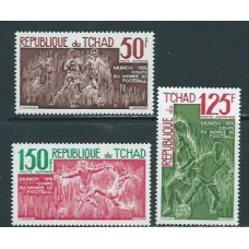 Tchad - Aereo Yvert 148/50 ** Mnh  Deportes fútbol