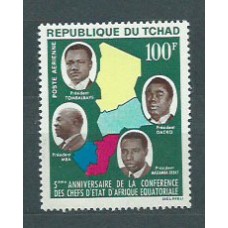 Tchad - Aereo Yvert 16 ** Mnh   Personajes