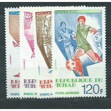 Tchad - Aereo Yvert 208/11 ** Mnh  Deportes fútbol
