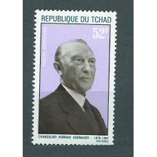 Tchad - Aereo Yvert 46 ** Mnh  Konrad Adenauer
