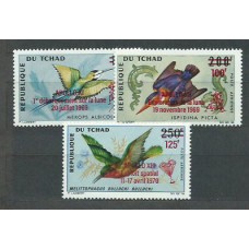 Tchad - Aereo Yvert 66/8 ** Mnh  Fauna aves. Astro