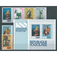 Togo - Correo Yvert 1023/5+A 445/7+H 151 ** Mnh  Pinturas