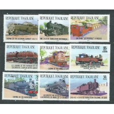 Togo - Correo Yvert 1158/62+A 527/30 ** Mnh  Trenes