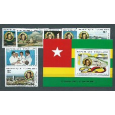 Togo - Correo Yvert 1212/5+A 627/9+H 258 ** Mnh