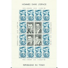 Togo - Correo Yvert 350/3 Hoja ** Mnh  Astro