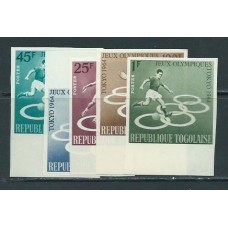 Togo - Correo Yvert 425/8+A 45 Sin dentar ** Mnh  Olimpiadas de Toquio