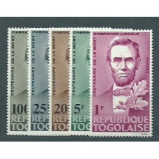 Togo - Correo Yvert 449/52+A 47 ** Mnh  Abraham Lincoln