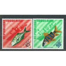 Togo - Aereo Yvert 63/4 ** Mnh  Fauna peces