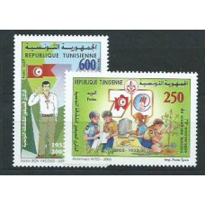 Tunez - Correo Yvert 1478/9 ** Mnh  Scoutismo