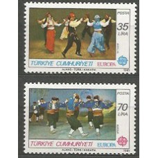 Tema Europa 1981 Turquia Yvert 2318/9 ** Mnh