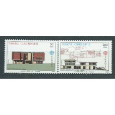 Tema Europa 1987 Turquia Yvert 2533/4 ** Mnh