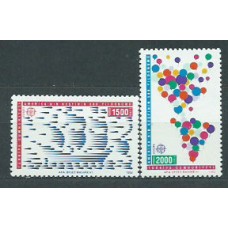 Tema Europa 1992 Turquia Yvert 2695/6 ** Mnh