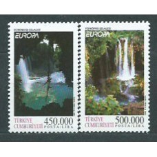 Tema Europa 2001 Turquia Yvert 2989/90 ** Mnh