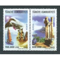 Tema Europa 2004 Turquia Yvert 3105/6 ** Mnh