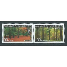 Tema Europa 2011 Turquia Yvert 3559/60 ** Mnh
