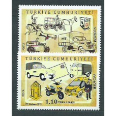 Tema Europa 2013 Turquia Yvert 3646/7 ** Mnh