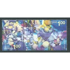 Tema Europa 2001 Ukrania Yvert 412/3 ** Mnh