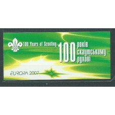 Tema Europa 2007 Ukrania Yvert 781 Carnet ** Mnh