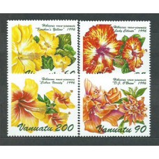 Vanuatu - Correo Yvert 1017/20 ** Mnh  Flores