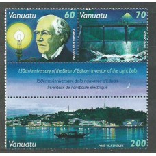Vanuatu - Correo Yvert 1035/7 ** Mnh  Tomas Edison