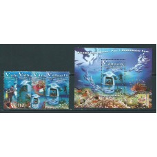 Vanuatu - Correo Yvert 1172/5+H 49 ** Mnh  Deportes