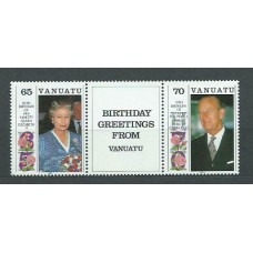 Vanuatu - Correo Yvert 864/5 ** Mnh  Isabel II