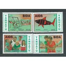 Vanuatu - Correo Yvert 870/3 ** Mnh  Campaña contra el Sida