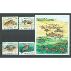 Vanuatu - Correo Yvert 899/902+H 20 ** Mnh  Fauna