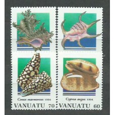 Vanuatu - Correo Yvert 951/4 ** Mnh  Fauna conchas