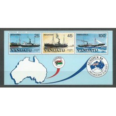 Vanuatu - Hojas Yvert 6 ** Mnh   Barcos