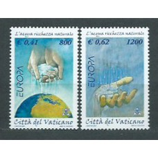 Tema Europa 2001 Vaticano Yvert 1230A/B ** Mnh