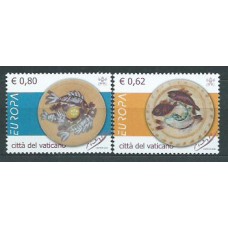 Tema Europa 2005 Vaticano Yvert 1378/9 ** Mnh