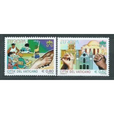 Tema Europa 2006 Vaticano Yvert 1396/7 ** Mnh