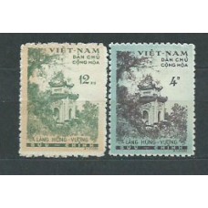 Vietnam del Norte - Correo Yvert 189/90 ** Mnh