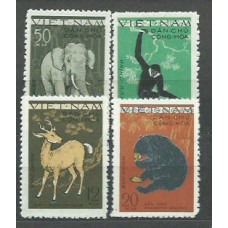 Vietnam del Norte - Correo Yvert 216/9 ** Mnh  Fauna