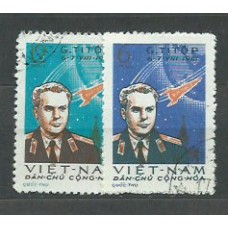 Vietnam del Norte - Correo Yvert 243/4 usado   Astro