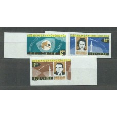 Vietnam del Norte - Correo Yvert 360/2 Sin dentar ** Mnh  Astro