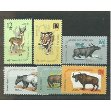 Vietnam del Norte - Correo Yvert 377/82 ** Mnh  Fauna