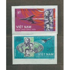Vietnam del Norte - Correo Yvert 417/8 Sin dentar ** Mnh   Astro