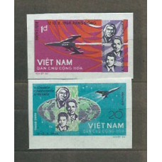 Vietnam del Norte - Correo Yvert 417/8 Sin dentar ** Mnh   Astro