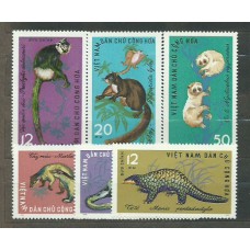 Vietnam del Norte - Correo Yvert 427/32 ** Mnh  Fauna